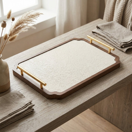 Wooden Tray Set 2 Pcs